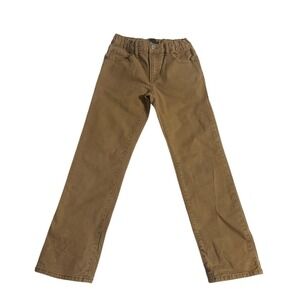 GAP Denim Boys 10 Regular Straight Stretch Khaki‎ Pants Elastic Waist